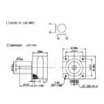 Motor De Passo Nema 17 Modelo Titan 17HS4401 - Imagem 2