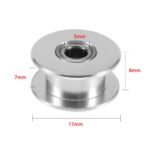 Polia Com Rolamento Para Correia Gt2-6mm furo 5mm - Imagem 3