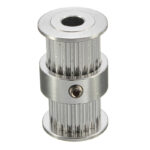 Polia Gt2 Dupla 20 Dentes Furo 5mm P/ Correia 6mm - Imagem 4