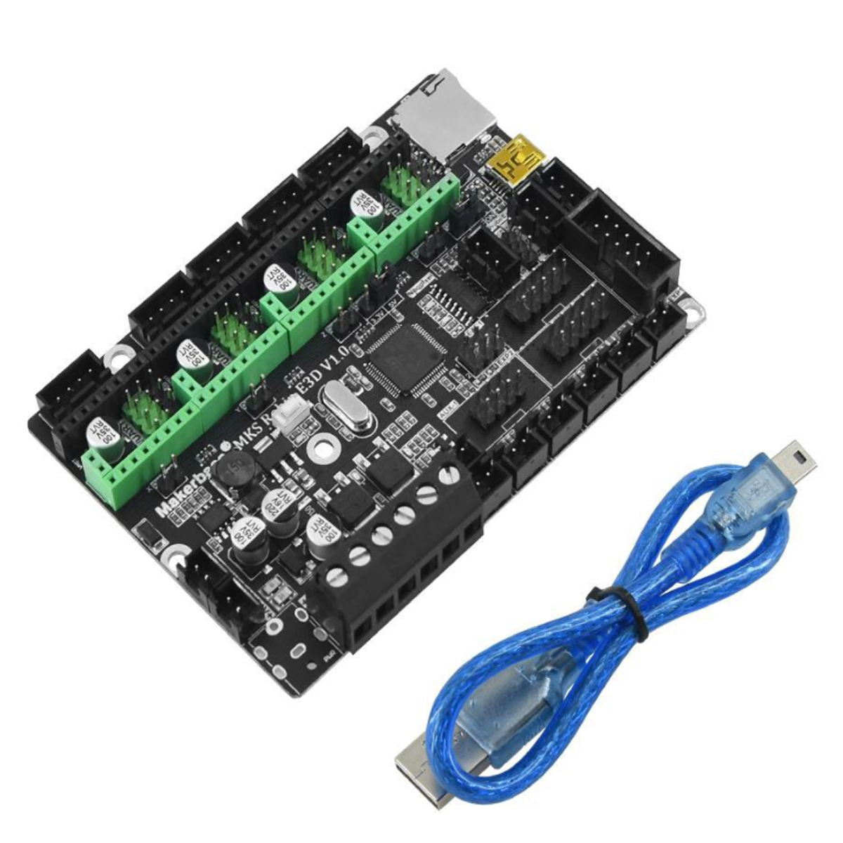 Placa Mks Robin E3d 32 bits Ender 3 + 04 drivers TMC2225