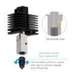 Bicos Nozzle Aço Endurecido Para Bambu A1 A1 Mini - Imagem 3